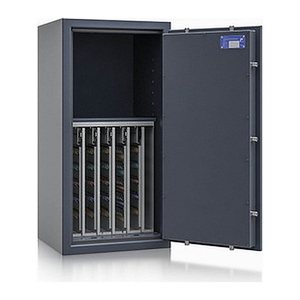 ISS safe4key Schlüsseltresor grau mit 440 Haken, Doppelbartschloss, 50,0 x 42,0 x 100,0 cm, 1 St.
