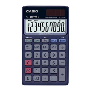 CASIO SL-310TER+ Taschenrechner schwarz