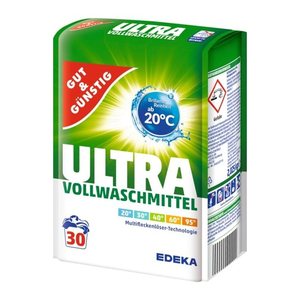 GUT&GÜNSTIG ULTRA Waschmittel Pulver, 2,025 kg