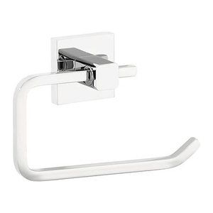 tesa Deluxxe Toilettenrollenhalter ohne Deckel silber