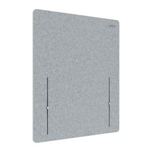 LEITZ Tischtrennwand 61220085, hellgrau 60,0 x 70,0 cm, 1 St.