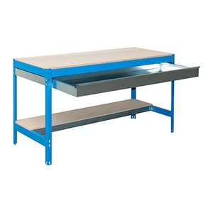Simonrack Werkbank KIT SIMONWORK BT0 BOX 1200 blau 1 Schublade 120,0 x 76,0 x 84,2 cm