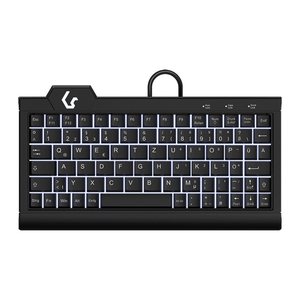 KeySonic Super Mini Tastatur beleuchtet KSK-3010ELC DE