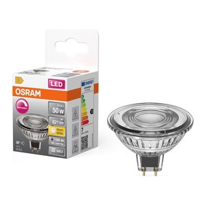 OSRAM LED-Lampe SUPERSTAR MR16 50 GU5.3 8 W klar, 1 St.