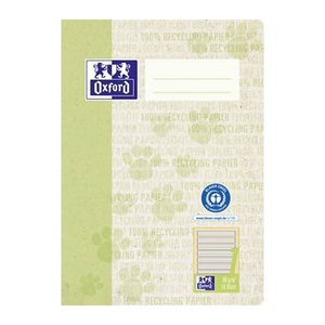 OXFORD Schulheft Recycling Lineatur 1 liniert DIN A5 ohne Rand, 16 Blatt, 1 St.