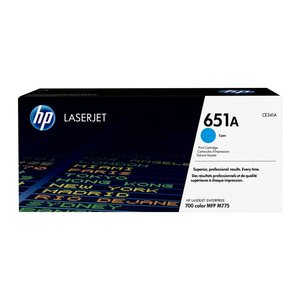 HP 651A (CE341A) cyan Tonerkartusche