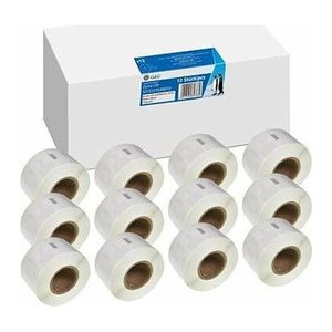 G&G Etiketten 12 x 130 Stück für DYMO 99010/ S0722370