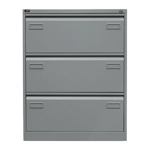 BISLEY LIGHT Hängeregistraturschrank silber 3 Schubladen 80,0 x 62,2 x 101,6 cm, 1 St.