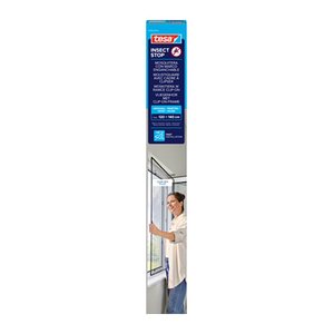 tesa Fliegengitter Insect Stop Clip On anthrazit 1,2 x 1,4 m