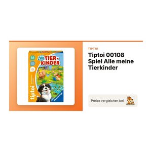 Ravensburger tiptoi Alle meine Tierkinder Lernspielzeug, 1 St.