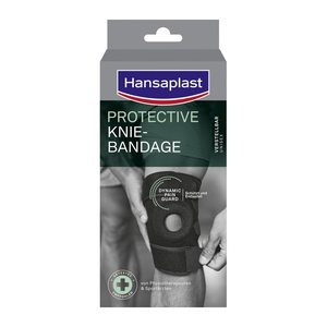 Hansaplast Kniebandage PROTECTIVE  02580 schwarz, 1 St.
