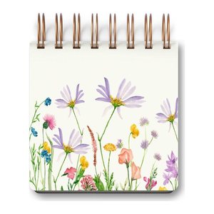 LUMA Notizbuch Mini Blumen ca. DIN A6 blanko, mehrfarbig Hardcover 100 Seiten, 1 St.