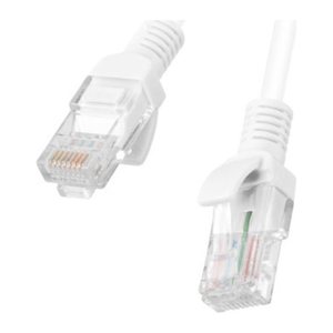 LANBERG Patchkabel CAT.6 UTP 1,0m Fluke Zertifikat wß