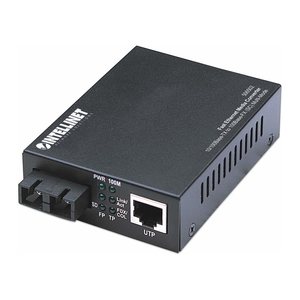 INTELLINET Medienkonverter Fast Ethernet Multimode 2km sw