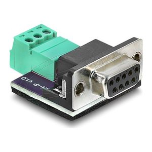DELOCK D-Sub 9 Pin Bu > 3 Pin Terminalblock Adapter CAN/LIN