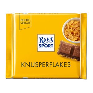 Ritter SPORT KNUSPERFLAKES Schokolade 100,0 g, 1 St.