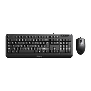 MediaRange Tastatur+Maus USB 2.0 schwarz QWERTY GR