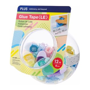 PLUS JAPAN LE JAR Kleberoller dauerhaft, 30 St.