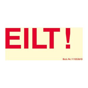 inFO Haftmarker gelb "EILT!" 3x 50 Streifen