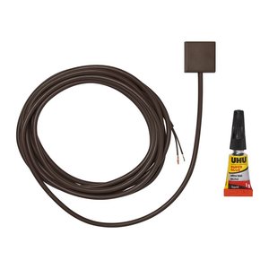 ABUS Potenzialfreier Glasbruchmelder mit Kleber (braun)
