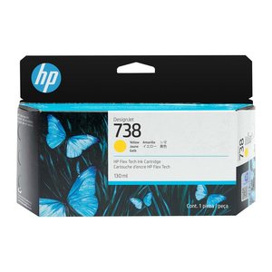 HP 738(498N7A) gelb Druckerpatrone