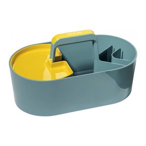 HAN Schreibtisch-Organizer Toolbox Loft blau Kunststoff 4 Fächer 34,0 x 18,7 x 18,8 cm