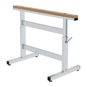 MUNK Arbeitsbock 30400 höhenverstellbar silber, H: 70,0 - 100,0 cm