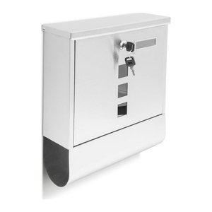 relaxdays Briefkasten 10018448_0 silber