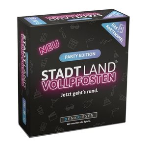 STADT LAND VOLLPFOSTEN - Das Kartenspiel - PARTY EDITION