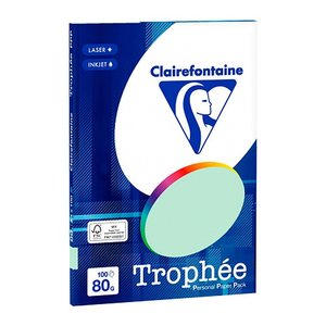 Clairefontaine Kopierpapier Trophée hellgrün DIN A4 80 g/qm 100 Blatt
