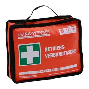 LEINA-WERKE Erste-Hilfe-Tasche Betriebsverbandtasche klein DIN 13157 orange