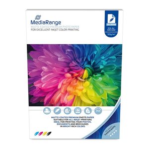MediaRange Fotopapier MRINK116 DIN A4 matt 105 g/qm 100 Blatt