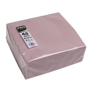 PROnappe Servietten altrosa 2-lagig 38,0 x 38,0 cm, 40 St.