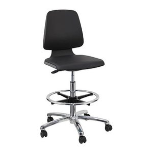 bimos Arbeitsdrehstuhl Labsit grau, schwarz Kunstleder