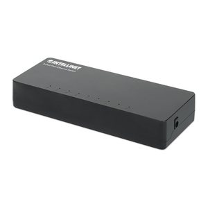 INTELLINET Desktop 8-Port Fast Ethernet Switch schwarz