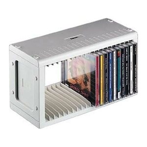 hama 20er CD-/DVD-Regal CD-Rack 20 grau, 1 St.