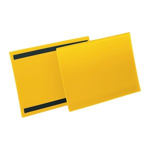 DURABLE Magnettaschen gelb A4, 50 St.