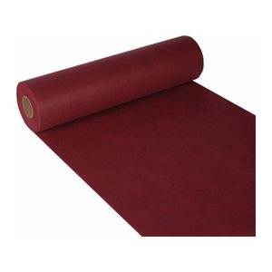 STARPAK Tischläufer soft selection bordeaux 40,0 cm x 24,0 m, 1 Rolle