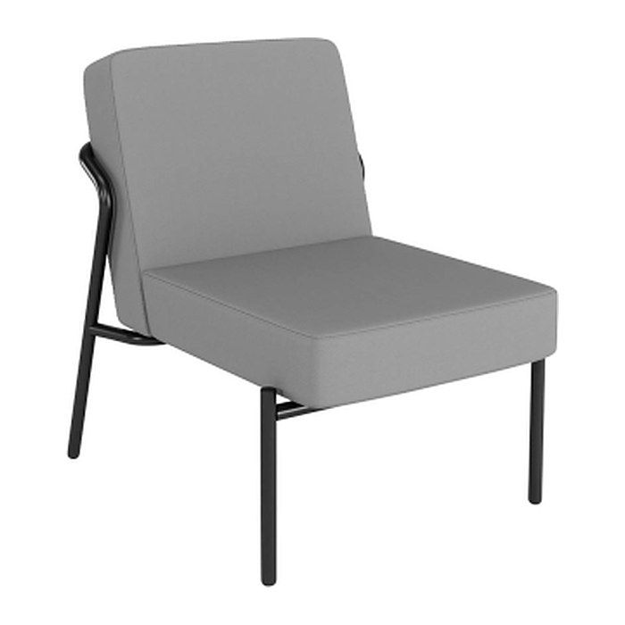 medso powered by PAPERFLOW Sessel MEDSO S grau schwarz Kunststoff 58,0 x 74,3 x 38,0 cm, 1 St.