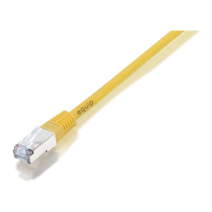 Equip Patchkabel Cat5e F/UTP 2xRJ45 2.00m gelb PVC Polybeutel