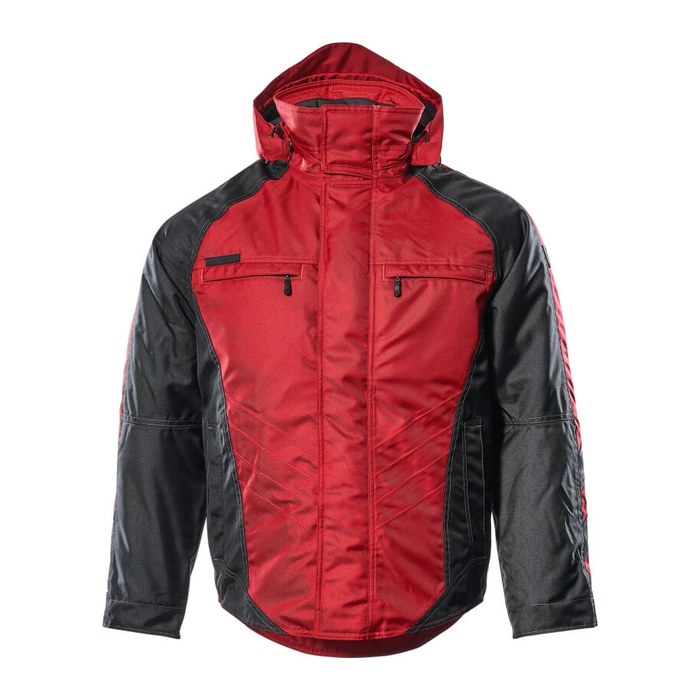 MASCOT® unisex Pilotenjacke Frankfurt rot, schwarz Größe L