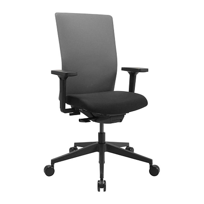 Topstar Bürostuhl AirWork G, PA50OMT0MT3 Stoff grau, Gestell schwarz