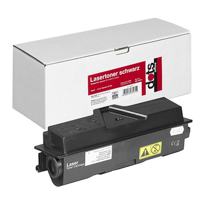 dots  schwarz Toner kompatibel zu Kyocera TK-160