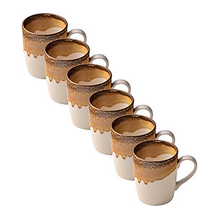 HEART & SOUL Kaffeebecher Perfect Match Cumin hellbraun 0,25 l, 6 St.