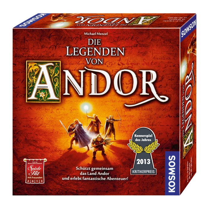 KOSMOS Die Legenden von Andor Brettspiel, 1 St.