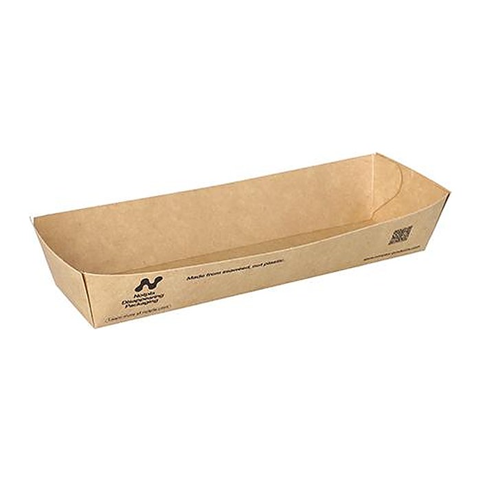 conpax Pappschalen NOTPLA braun 20,5 x 7,0 cm, 80 St.