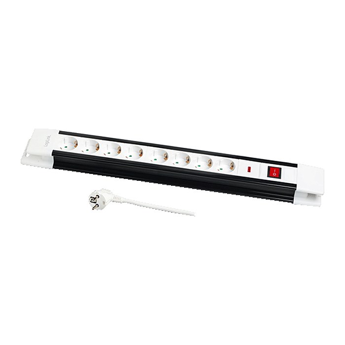 Logilink Steckdosenleiste 8-fach, 1,5m 250V/16A m. Schalter