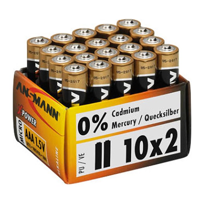 ANSMANN Batterien X-POWER Alkali-Mangan Micro AAA 1,5 V, 20 St.