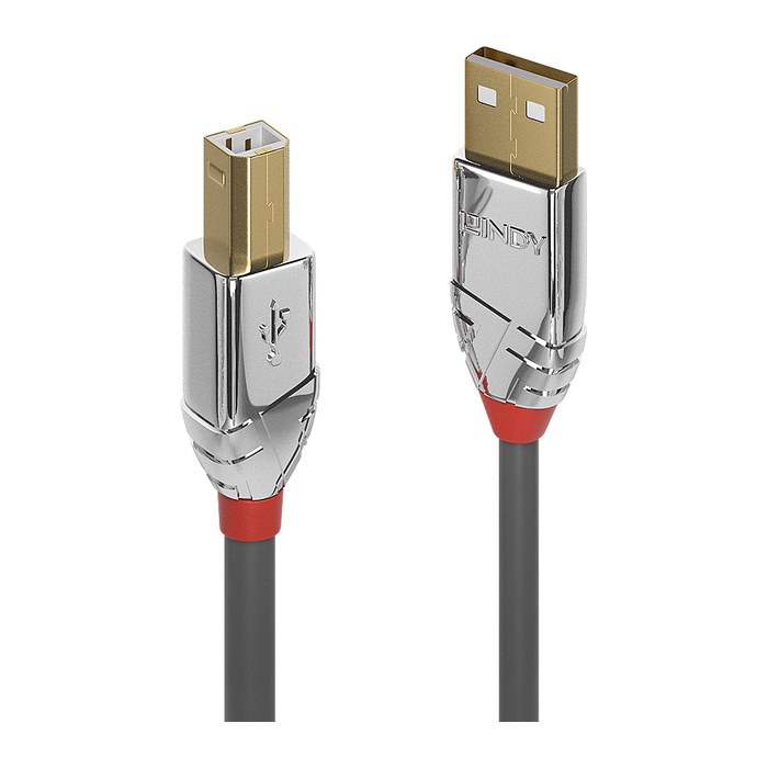 LINDY USB 2.0 Kabel Typ A/B Cromo Line M/M 5m