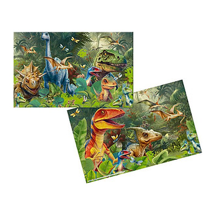 HERMA Schreibtischunterlagen Dino World Karton 55,0 x 35,0 cm, 3 St.